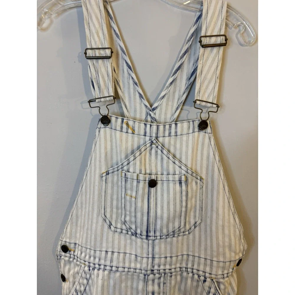 FAHERTY‎ Blue Railroad Stripe Skirtall S Jumper